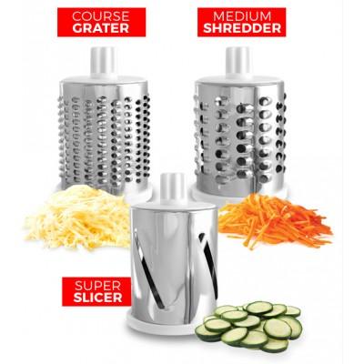 Vegetable Cutter Sumo Slicer with 3 Interchangeable Drums